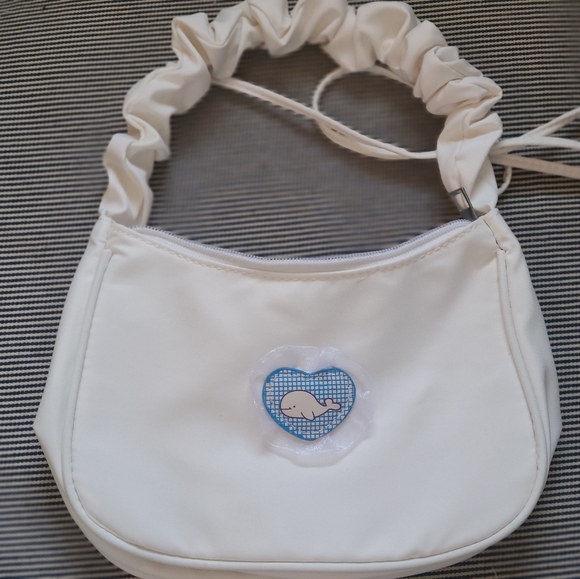 Trendy white handbag - Picture 1 of 3